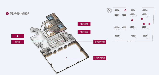 주민공동시설 B1F