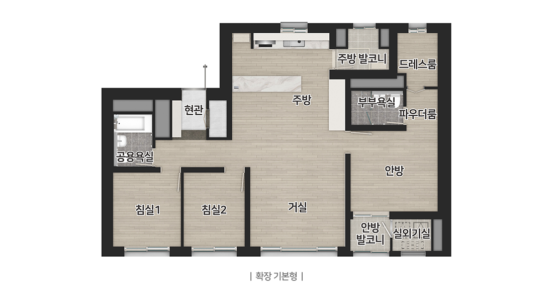 84A형 평면도