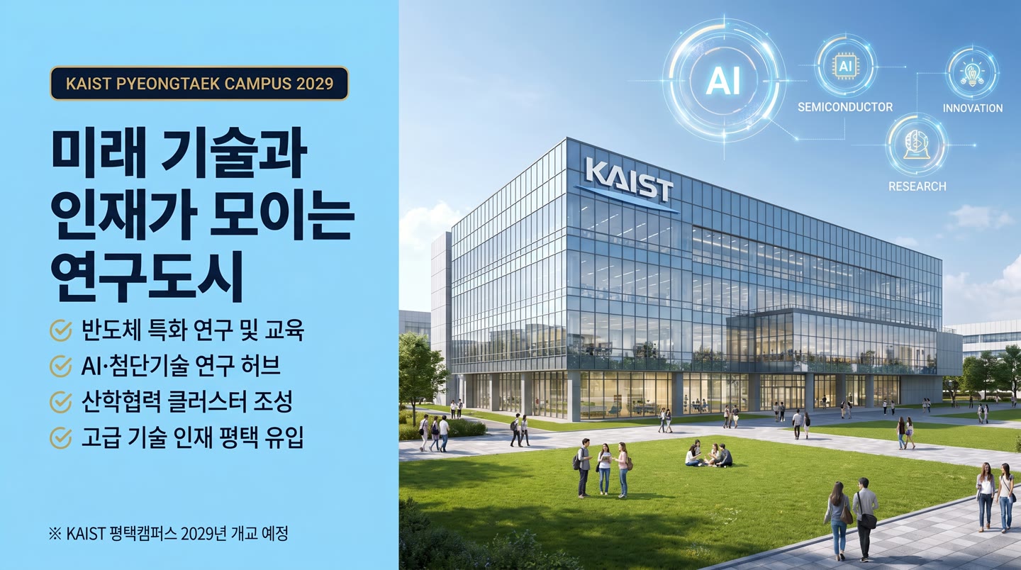KAIST 평택캠퍼스 - 반도체 AI 연구 허브